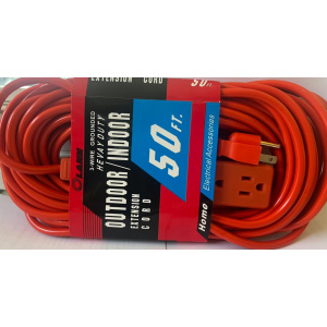 Heavy-Duty 50 ft. Grounded Extension Cord